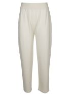 Agnona White Cashmere Track Pants Agnona White Cashmere Track Pants - White