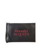 Branded Pouch Alexander McQueen Branded Pouch - NERO/ROSSO