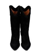 The Seller Texan Boots In Black Suede The Seller Texan Boots In Black Suede - black