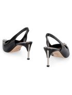 Alexander McQueen Leather Pointy-toe Slingback Alexander McQueen Leather Pointy-toe Slingback - black
