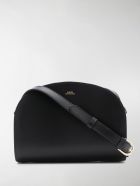 A.P.C. Sac Demi Lune Leather Crossbody Bag A.P.C. Sac Demi Lune Leather Crossbody Bag - Black