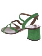 L'Autre Chose Side Buckled Strappy Sandals L'Autre Chose Side Buckled Strappy Sandals - Green