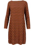 Malìparmi Ice Cube Dress Malìparmi Ice Cube Dress - RED / BEIGE