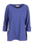 La Petit Robe By Chiara Boni 'angeline' Polyamide Blouse La Petit Robe Di Chiara Boni La Petit Robe By Chiara Boni 'angeline' Polyamide Blouse - Blueberry
