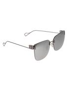 Grey Woman Square Sunglasses Balenciaga Grey Woman Square Sunglasses - Stain