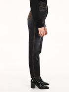 Loewe Logo Jeans Black Denim Loewe Logo Jeans Black Denim - Black