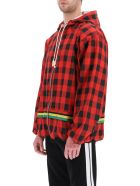 Nylon Windbreaker Jacket With Logo Palm Angels Nylon Windbreaker Jacket With Logo - Red