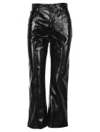 Philosophy Polished-effect Cropped Trousers Philosophy di Lorenzo Serafini Philosophy Polished-effect Cropped Trousers - BLACK