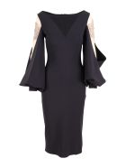 La Petit Robe By Chiara Boni 'nala Illusion' Polyamide Dress La Petit Robe Di Chiara Boni La Petit Robe By Chiara Boni 'nala Illusion' Polyamide Dress - Black
