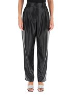 MSGM Faux Leather Loose Trousers MSGM Faux Leather Loose Trousers - Nero