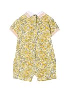 Young Versace Patterned Onesie Young Versace Patterned Onesie - Bianco/oro