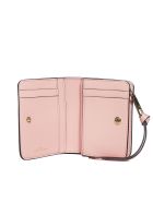 Marc Jacobs Leather Mini Compact Wallet Marc Jacobs Leather Mini Compact Wallet - Dusty ruby multi