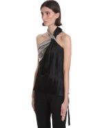 Helmut Lang Topwear In Black Viscose Helmut Lang Topwear In Black Viscose - black