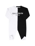 Multicolor Set With Logo For Babykids Balmain Multicolor Set With Logo For Babykids