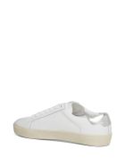 Saint Laurent Court Classic Sl / 06 Sneaker In Leather With Metallic Logo Saint Laurent Court Classic Sl / 06 Sneaker In Leather With Metallic Logo - Bianco