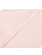 Pink Blanket With Logo For Baby Girl Givenchy Pink Blanket With Logo For Baby Girl - Blu cielo