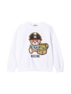 Moschino White Sweatshirt With Toy Print Moschino White Sweatshirt With Toy Print - Bianco