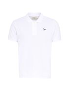 Maison Kitsuné Cotton Piqué Polo Shirt Maison Kitsuné Cotton Piqué Polo Shirt - White