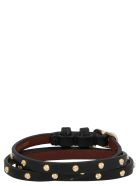 Alexander McQueen 'double Studs Wrap' Bracelet Alexander McQueen 'double Studs Wrap' Bracelet - Nero