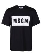 Black Cotton T-shirt MSGM Black Cotton T-shirt - Black