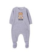 Gray Newborn Onesie Moschino Gray Newborn Onesie - Grigio