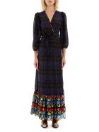 Jessie Western Rainbow Stars Long Dress Jessie Western Rainbow Stars Long Dress - BLUE BLACK (Blue)