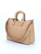 Ff Tote Medium Fendi Ff Tote Medium - Beige
