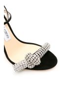 Jimmy Choo Thyra Crystal Sandals Jimmy Choo Thyra Crystal Sandals - BLACK CRYSTAL (Black)