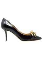 Ninalilou Leather Pumps Ninalilou Leather Pumps - BURGUNDY