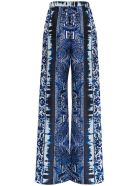 Alberta Ferretti Azulejos Silk Trousers Alberta Ferretti Azulejos Silk Trousers - Blu