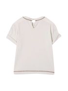 Brunello Cucinelli White T-shirt Brunello Cucinelli White T-shirt - Bianco