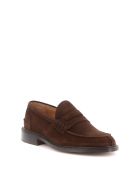 Tricker's James Penny Loafer Suede Tricker's James Penny Loafer Suede - Chocolate
