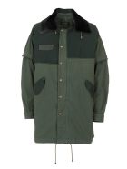 Nick Wooster Capsule Unisex Parka Midi Mr & Mrs Italy Nick Wooster Capsule Unisex Parka Midi - DARK LONDON GREEN / LONDON GREEN / VERDONE