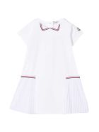 Moncler White Flared Dress Moncler White Flared Dress - Bianco