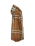 Burberry Stretton - Reversible Check Technical Cotton Hooded Jacket Burberry Stretton - Reversible Check Technical Cotton Hooded Jacket - Dark Birch Brown