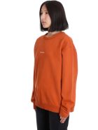 Acne Studios Fierra Stamp Sweatshirt In Orange Cotton Acne Studios Fierra Stamp Sweatshirt In Orange Cotton - orange