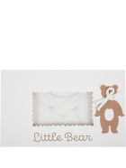 Little Bear Ivory Good-luck Newborn Shirt With Hearts For Babykids Little Bear Ivory Good-luck Newborn Shirt With Hearts For Babykids - Light Blue