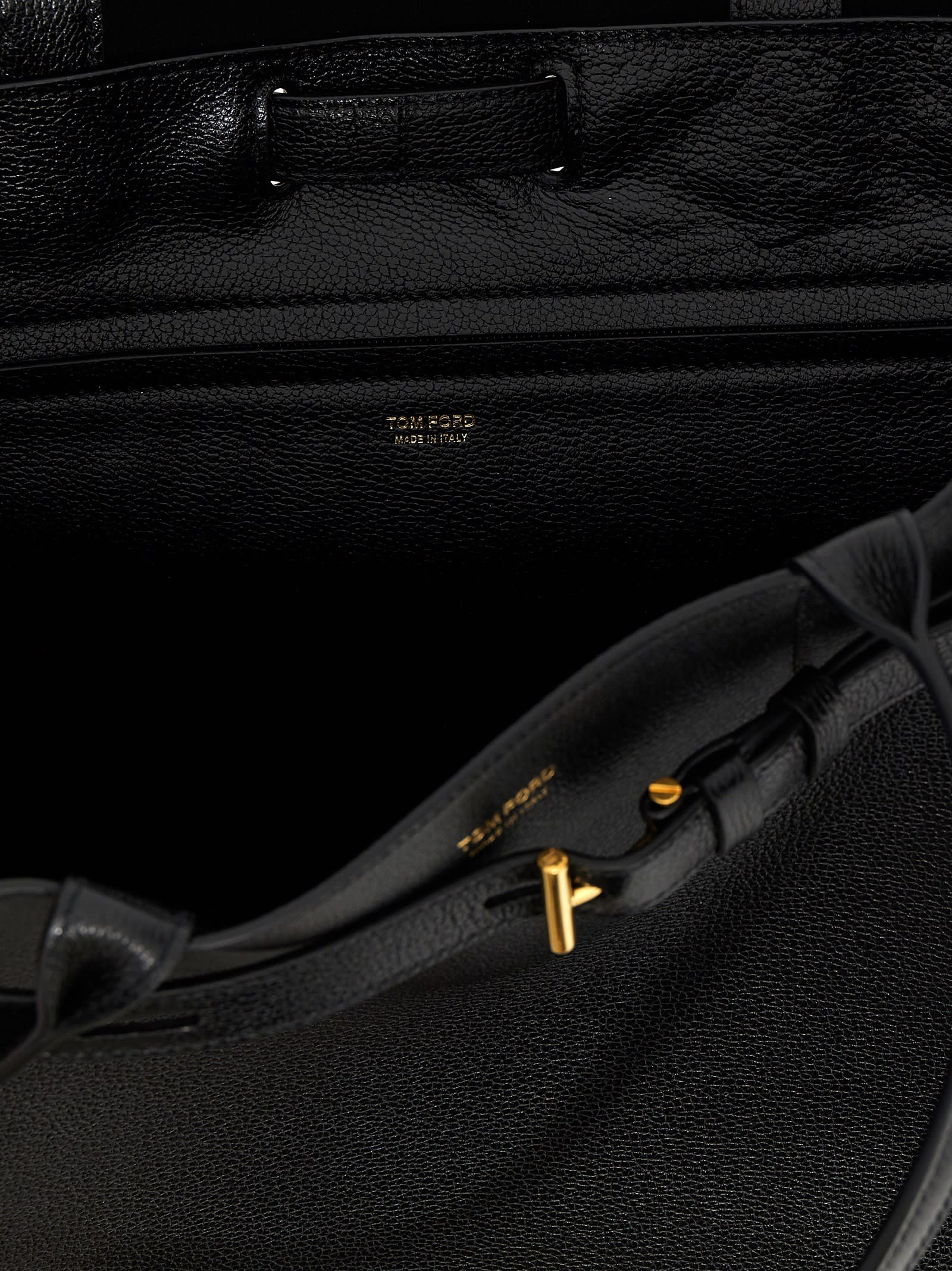 Tom Ford Logo Leather Shopping Bag | italist