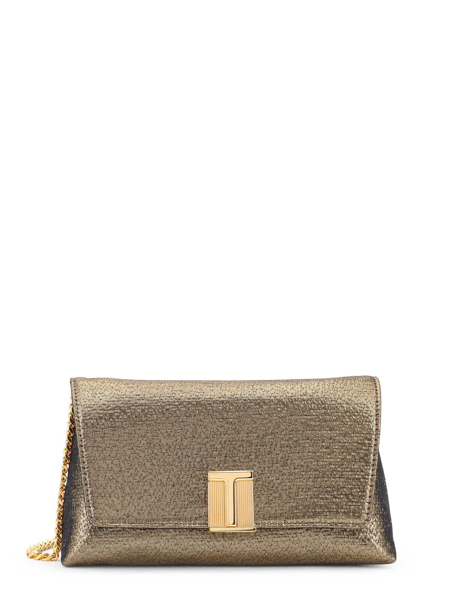 クラッチバッグ TOM FORD Laminated pochette chain shoulder strap Tom Ford Laminated Pochette With Chain Shoulder Strap
