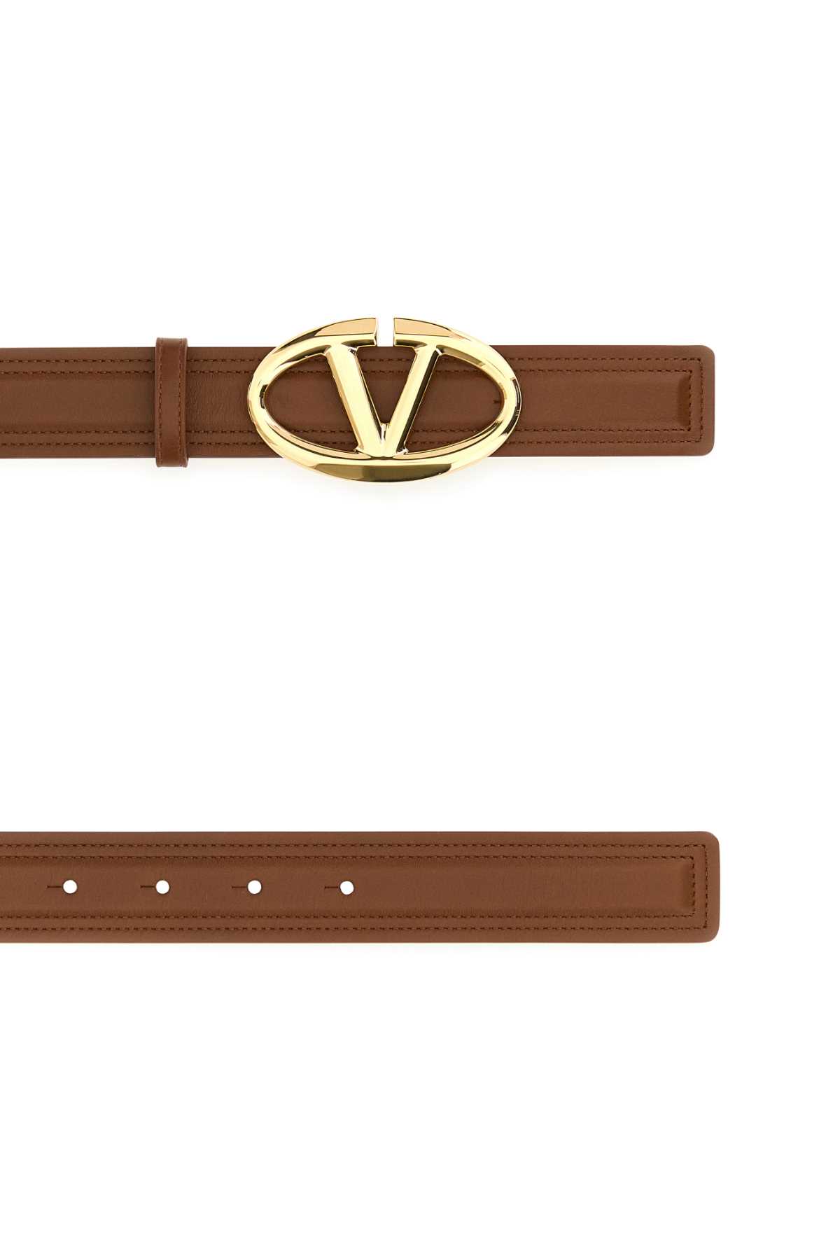 Valentino Garavani Caramel Leather Reversible Belt | italist Valentino Garavani Caramel Leather Reversible Belt | italist
