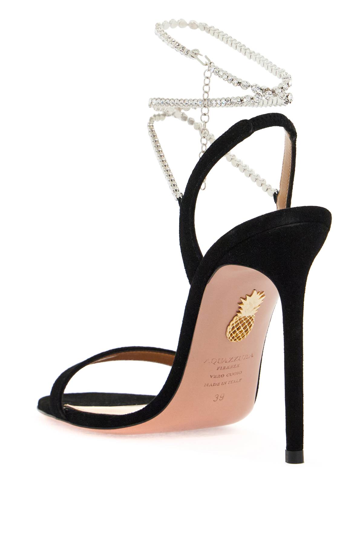 Aquazzura Careless Whisper Ankle Strap Embellished Sandals
