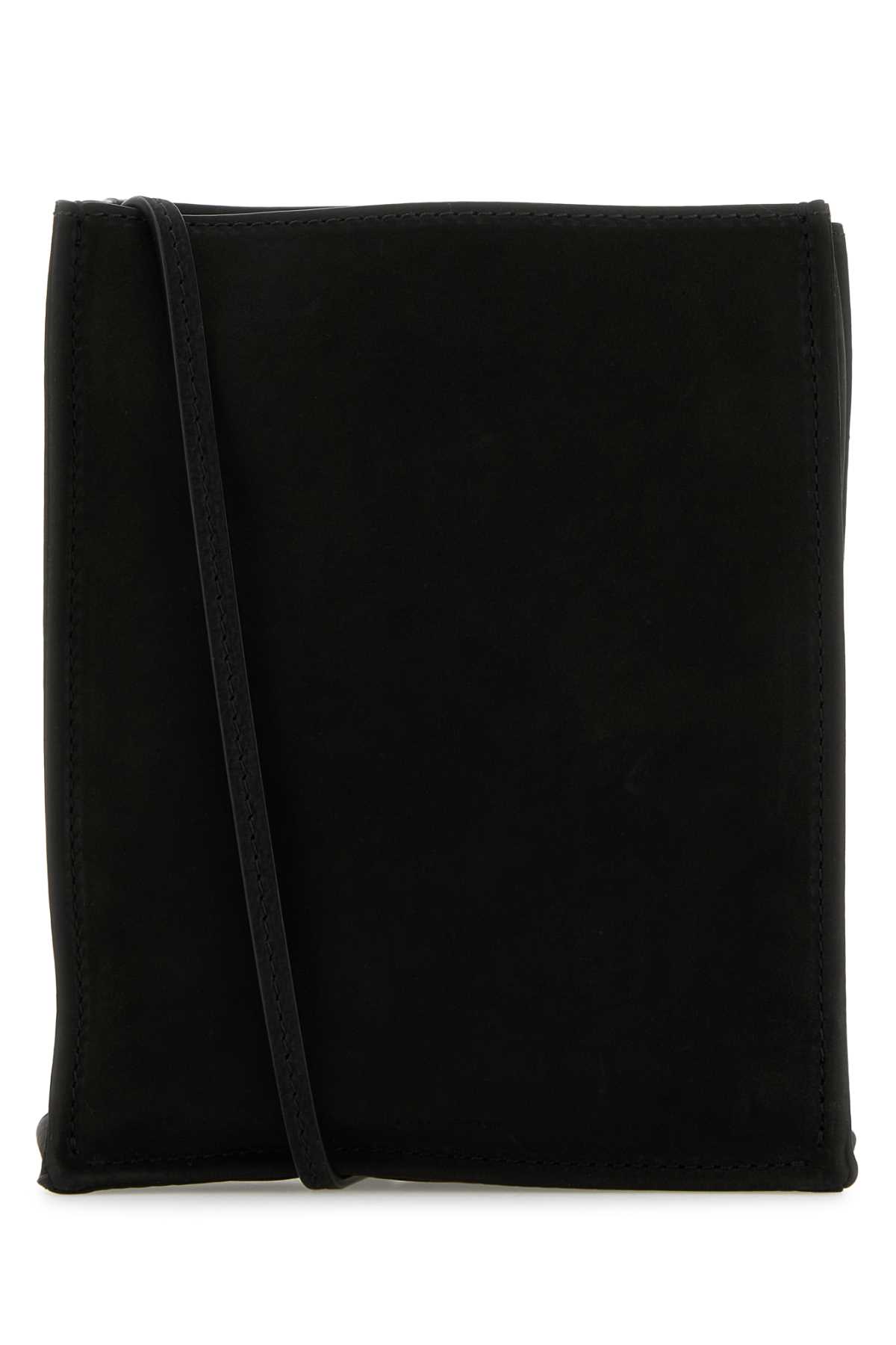 ショルダーバッグ・ポシェット The Row Black Nabuk Small To Go Crossbody Bag The Row Small To Go Crossbody Bag in Black ANS | FWRD