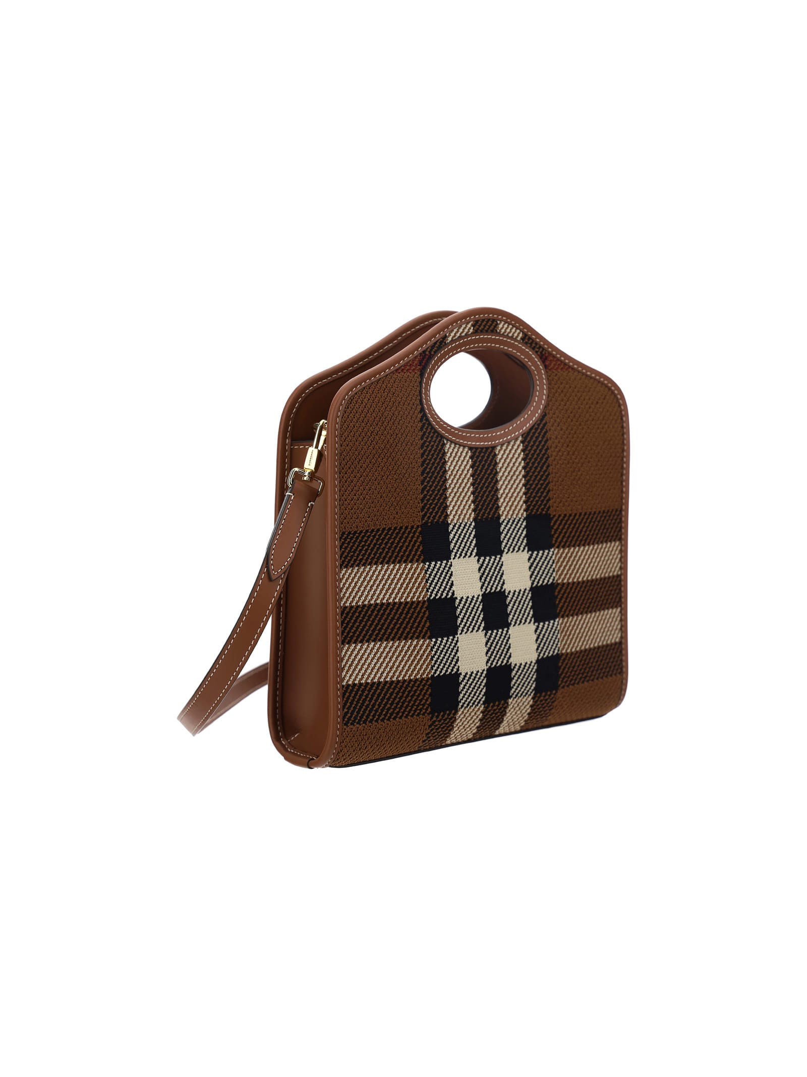 ハンドバッグ BURBERRY EMBROIDERED NYLON MEDIUM PEG HANDBAG Burberry Embroidered Nylon Medium Peg Handbag | italist