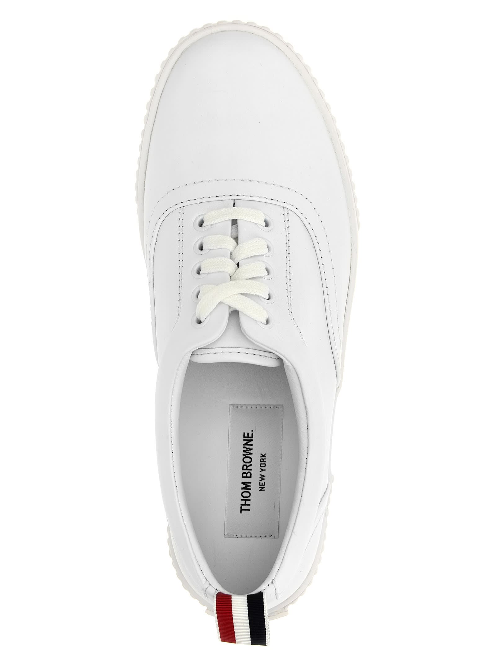 スニーカー Thom Browne Sneaker In Pelle Thom Browne Slip-On Sneakers, Size 38 IT