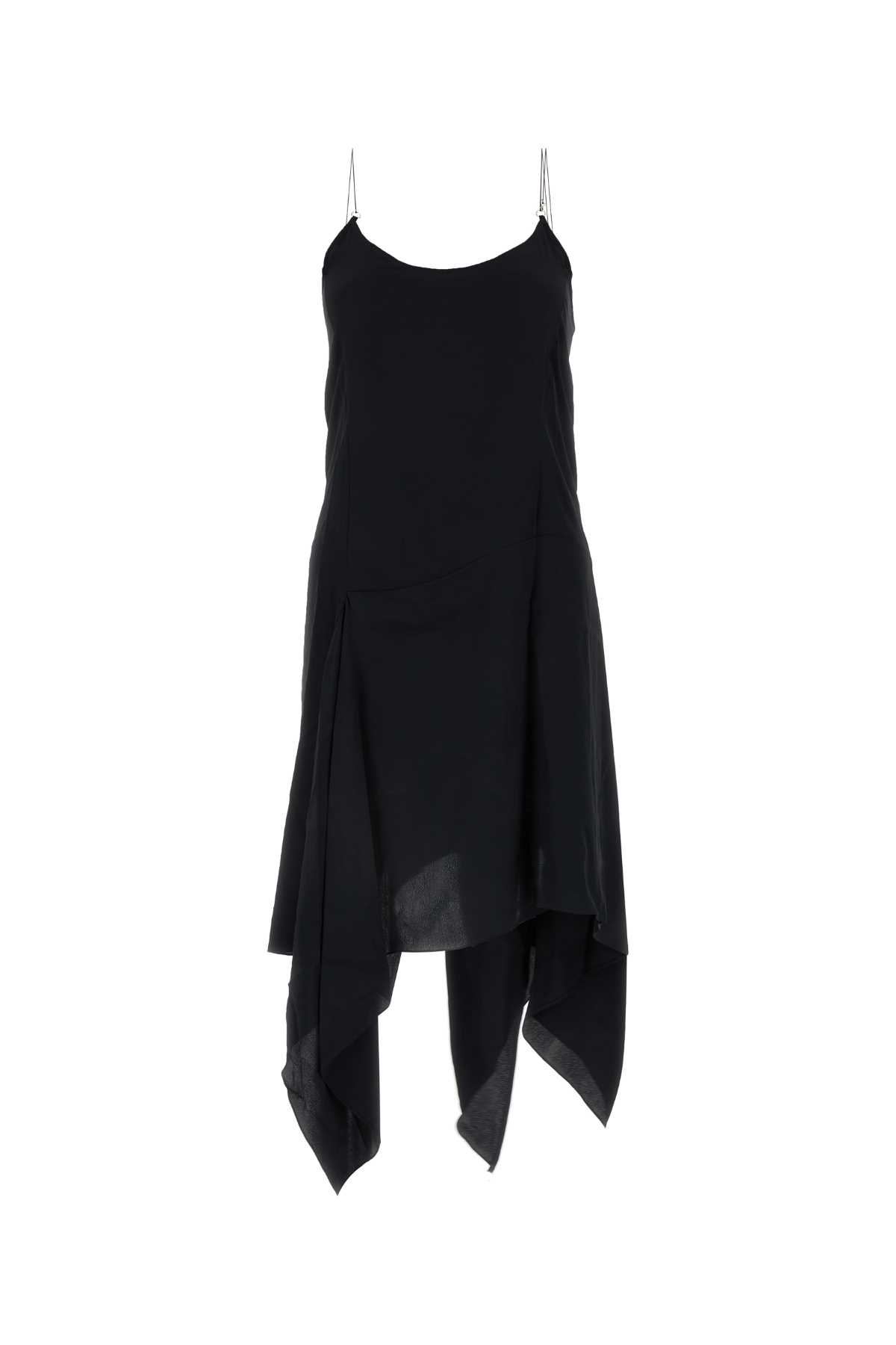 black acetate blend jogakbo dress