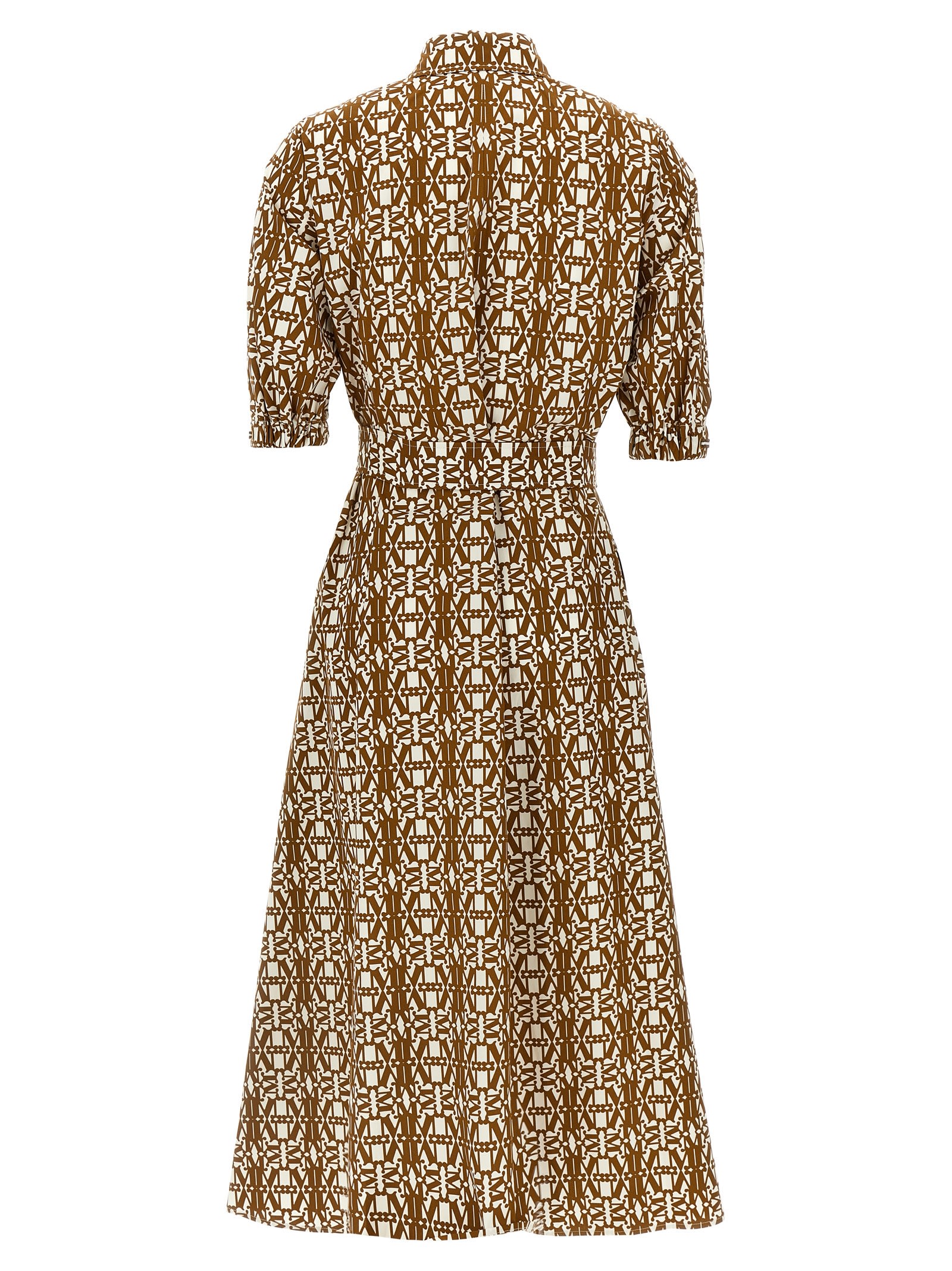 Max Mara 'luxgi' Brown Cotton Dress | italist