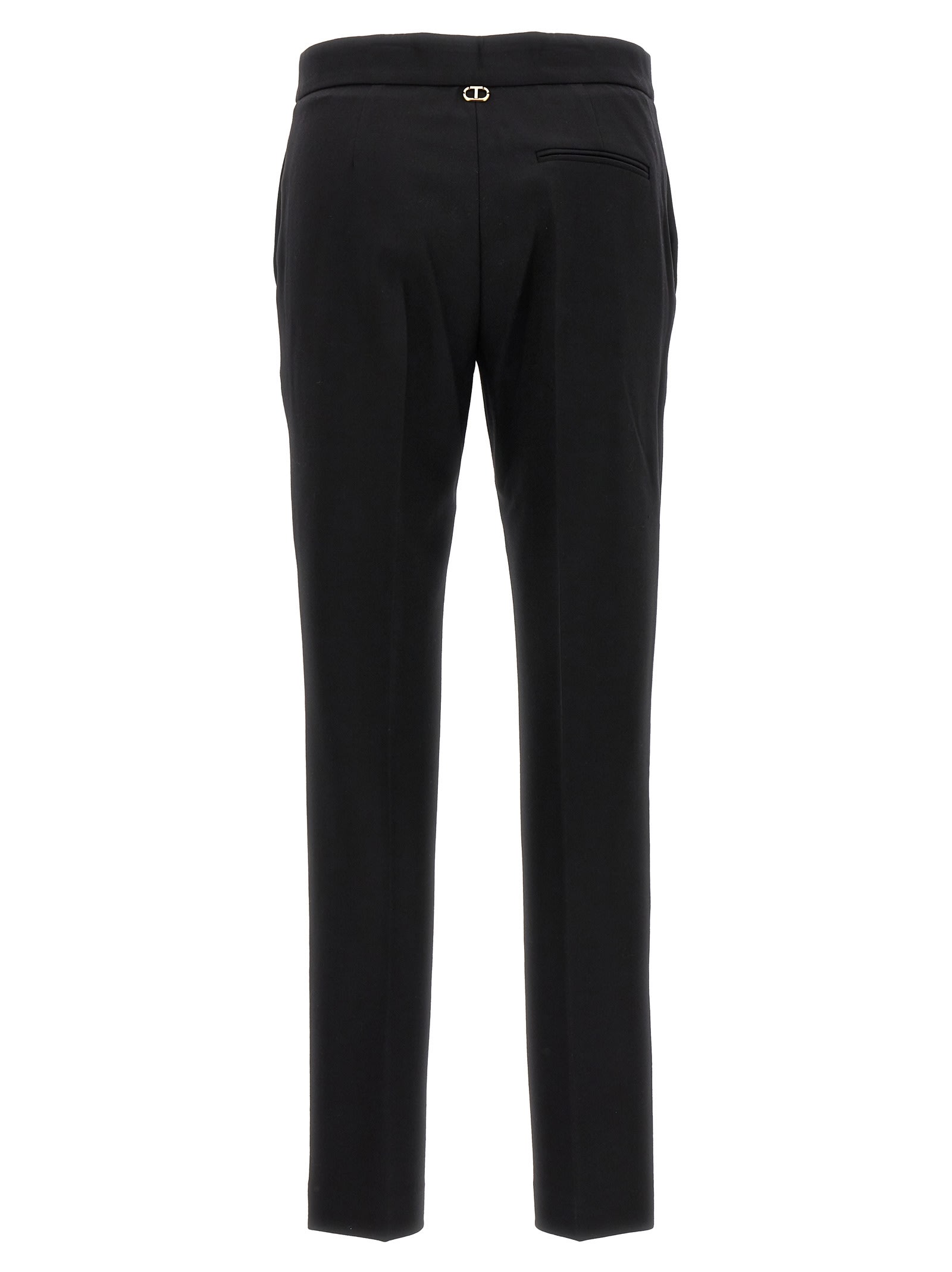 パンツ TWINSET FW23 Wool pants (232TP203FS16050 00006) Twinset Outlet: pants in wool blend - Black | Twinset pants