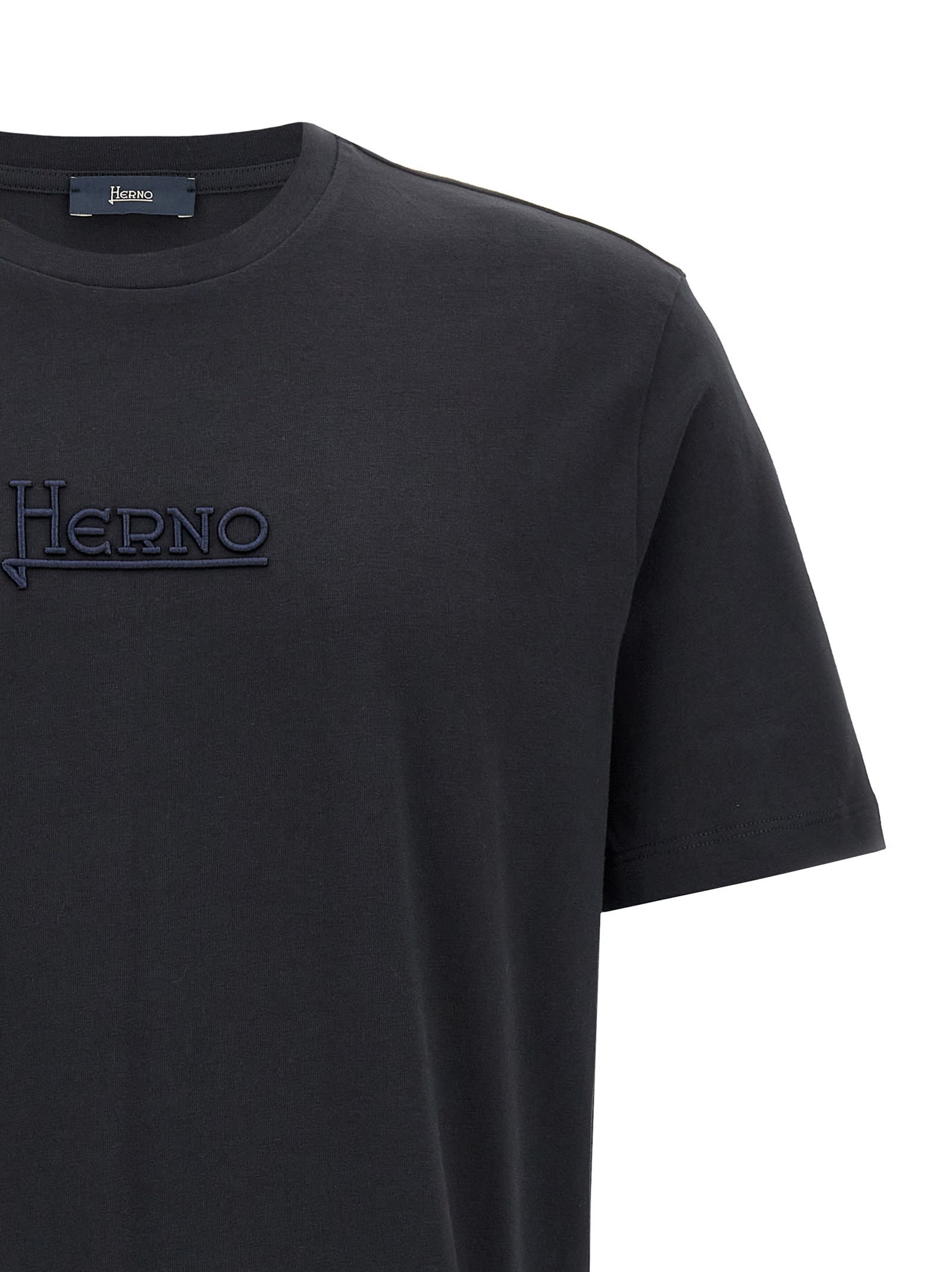 Tシャツ・カットソー HERNO SS25 Embroidery t-shirt (JG000239U52000 9200) Herno Embroidery T-shirt | italist