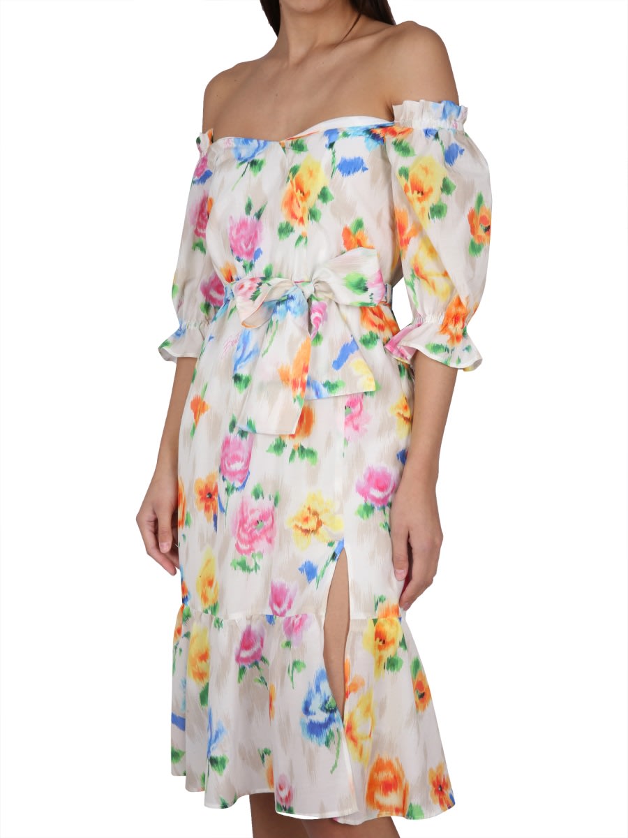 【関税&送料込】Boutique Moschino Dress With Floral Pattern Boutique Moschino Dress With Floral Pattern | italist