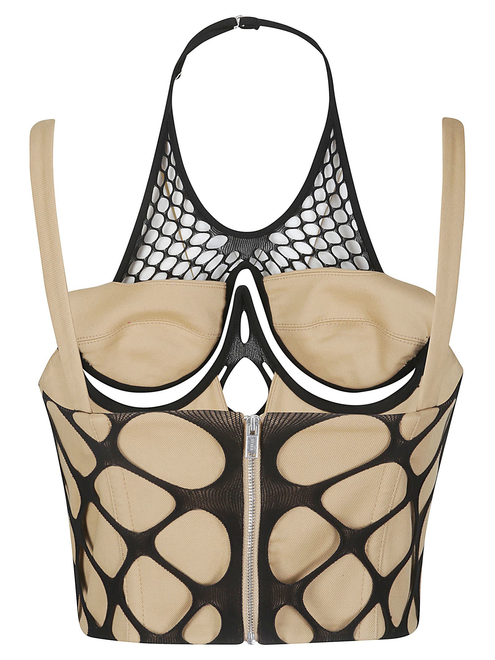 Dion Lee Fishnet Wire Corset Top | italist